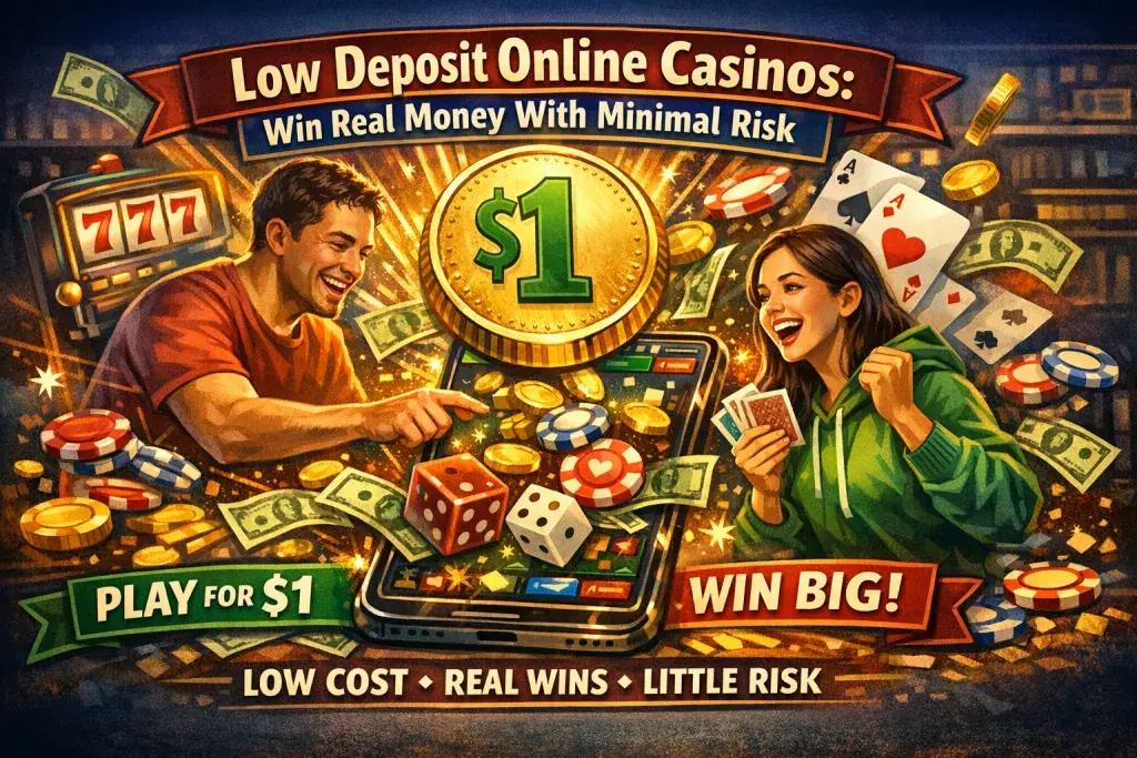 Low Deposit Online Casinos Let Players Win Real Money With Minimal Financial Risk